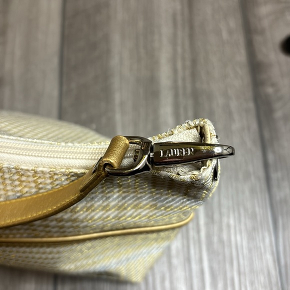 Ralph Lauren Woman Gold shoulder Bag gold and silver with gold strap - Picture 5 of 11